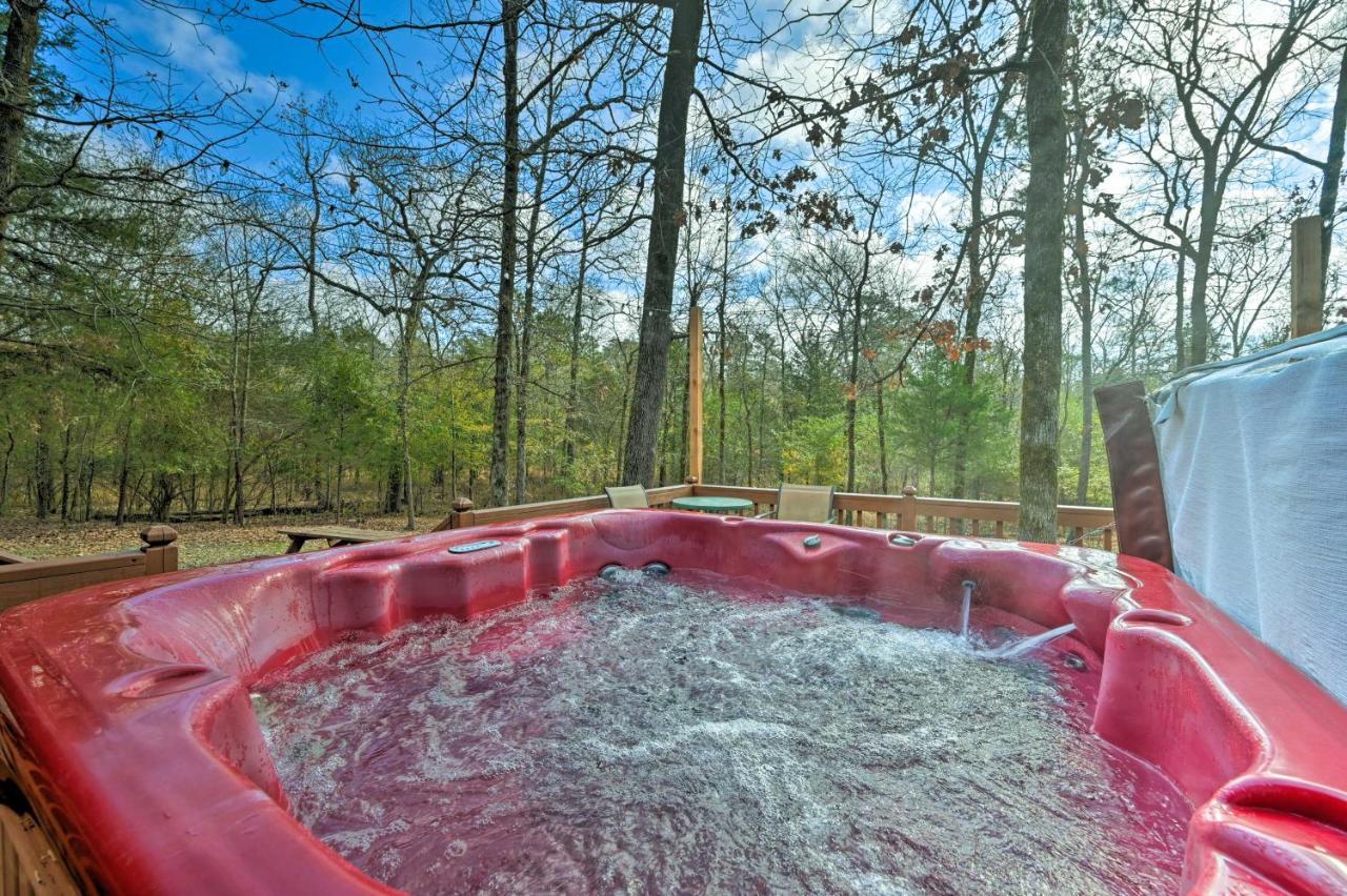 Stephens Gap Quiet Woodsy Getaway With Hot Tub In Broken Bowヴィラ エクステリア 写真